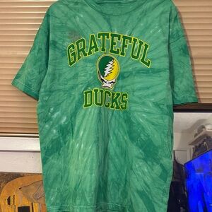 Grateful Ducks Tie-Dye T factory second small spot of discoloration never worn